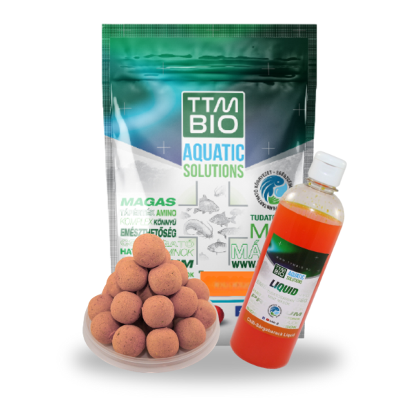 Chili-Sárgabarack csalizó bojli 1kg